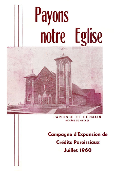 Brochure "Payons notre glise"