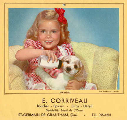Calendrier Corriveau de 1964