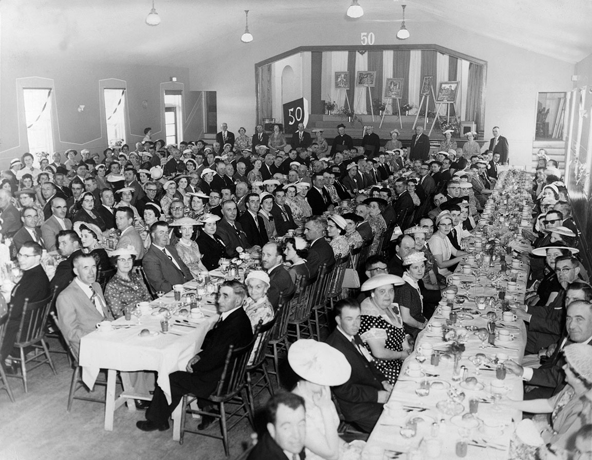Diner du jubil du chanoine Romo Salois